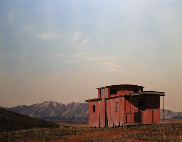 #280 Utah Caboose 22 x 28